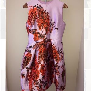 Lavender Pink Floral Dress